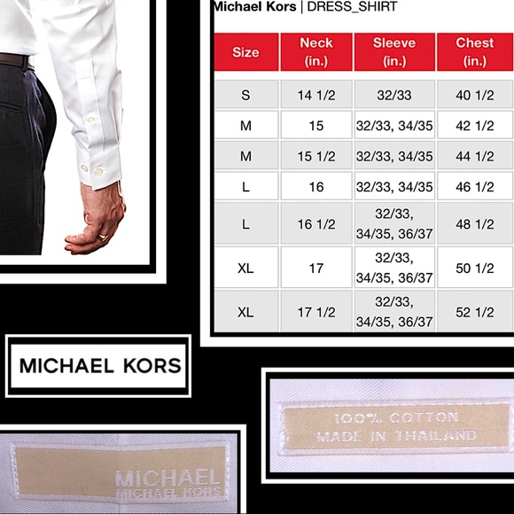 MICHAEL KORS Long Sleeve Cotton Button Down Collar - Picture 8 of 8